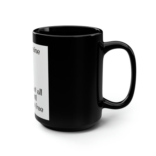 Black Mug, 15oz